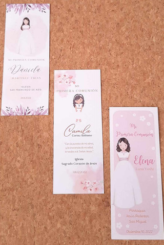 Estampa Primera Comunión, Recuerdos, Invitaciones