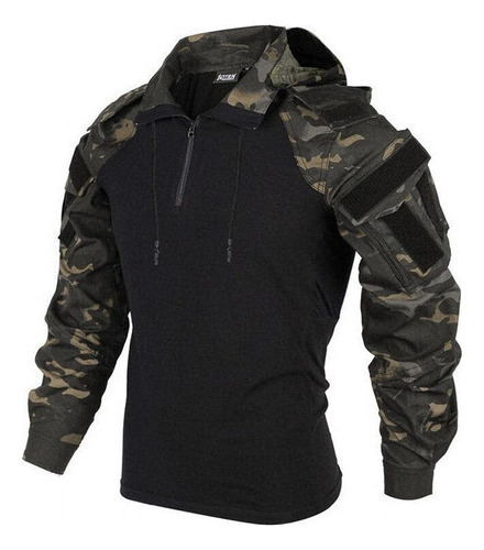 Polera Militar Para Hombre, Táctica Cs