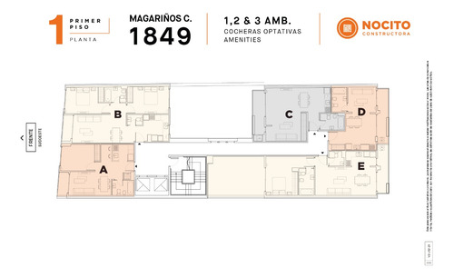 Magariños Cervantes 1849 | 2 Ambientes Y Amenities | Villa Gral. Mitre