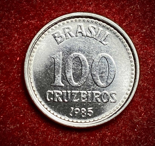 Moneda 100 Cruzeiros Brasil 1985 Km 595