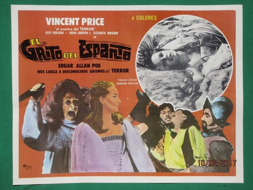 El Grito Del Espanto Vincent Price Terror Cartel De Cine 3