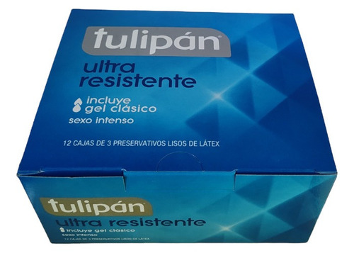 Preserv. Tulipan Ultra Resistente 12 Cajitas X 3u (36u)!!