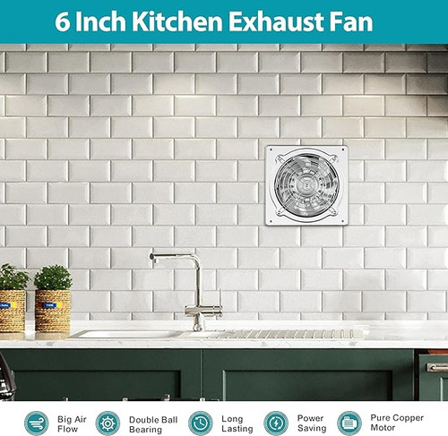 12in Potente Extractor Industrial De Acero Inoxidable