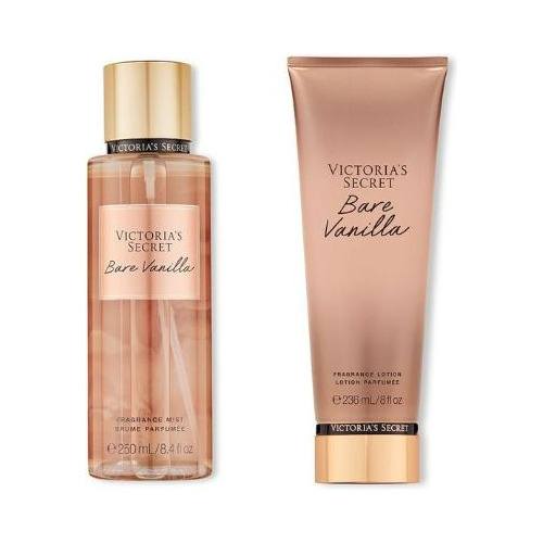 Victoria's Secret Set  Body Mist Crema  Bare Vanilla 2 Pzas