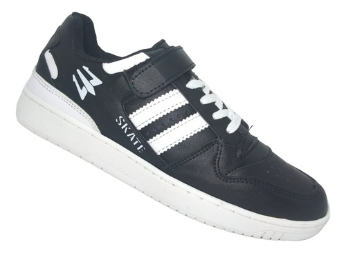 Tenis Cosido Choclo Urbano Con Velcro Skate Juvenil Hombre