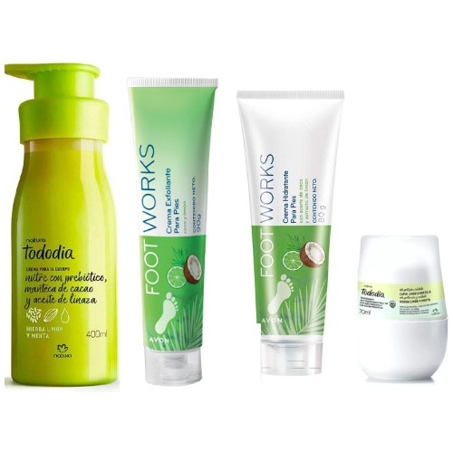 Natura Kit Tododia Revitalizante Hierba Limón Y Menta Regalo