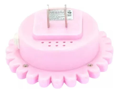 Luz De Noche Led Sanelec Kids 0,5w Diseño Flor Color Rosa