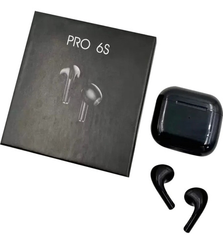 Audífonos Tws Bluetooth Pro 6s Negro