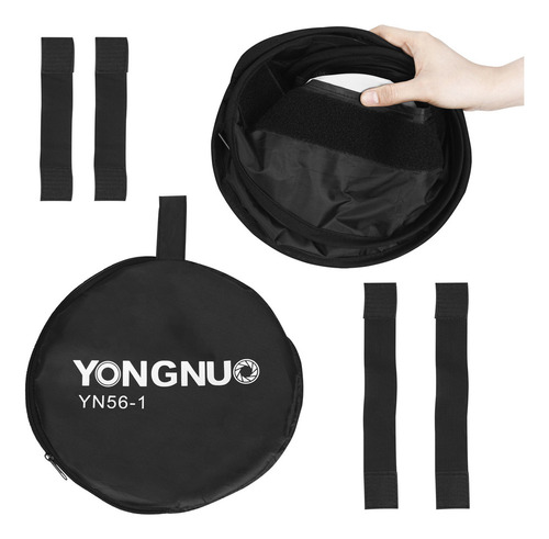 Yongnuo Yn56-1 56cm/22in Redondo Softbox Difusor Dobrável