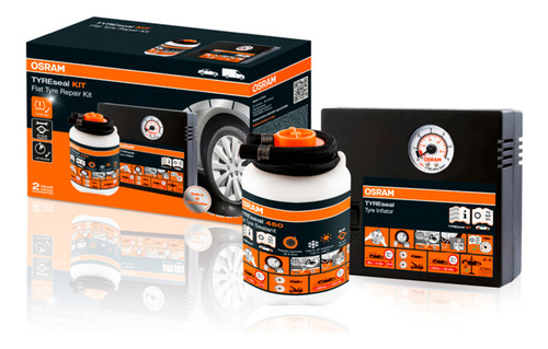 Kit Selante Gel Para Pneus E Compressor Osram Otsk4