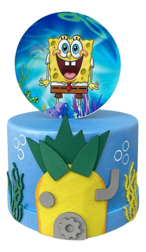 Mini Bolo Fake Bob Esponja