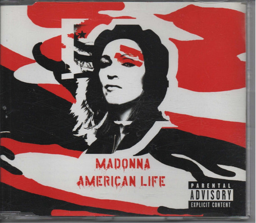 Madonna - American Life  - Cd Single Rojo