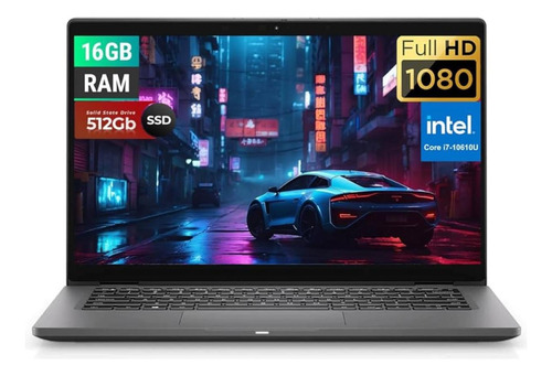 Laptop Dell 7310 Intel Core I7 10610 Touch 16g Ram 512g Ssd Negro (Reacondicionado)