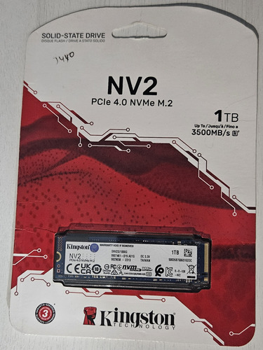 Disco Ssd M.2  Nv2  1tb.  3500mb/s.  Pcie 4.0