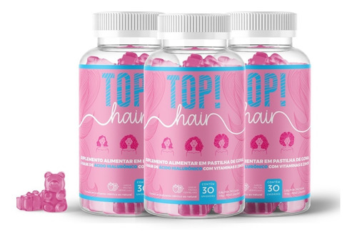 Tophair Gummy Kit 3 Potes