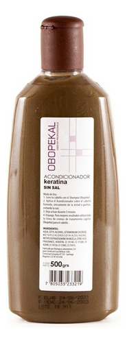Obopekal® Acondicionador Queratina Sin Sal 500grs
