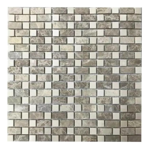 Malla Mosaico Gris/plata 30x30 Cm
