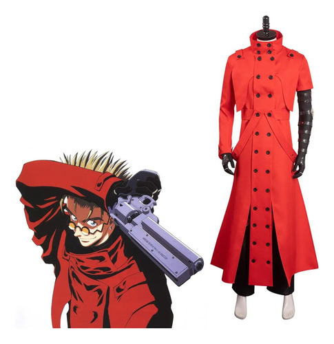 1 Chaqueta Cosplay The Costume Stampede Anime Trigun Coat