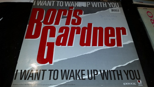 Boris Gardner I Want To Wake Up With You Vinilo Maxi Europe