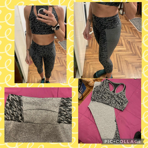 Hermoso Conjunto Top Y Pescadora Admit One