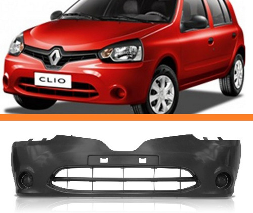 Parachoque Dianteiro Renault Clio 2012 2013 2014 2015 Liso