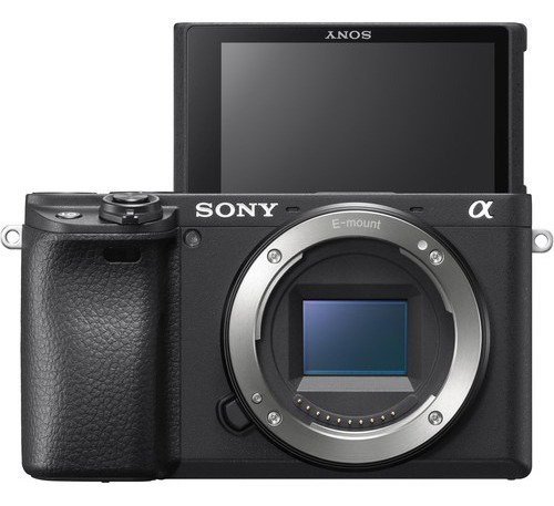 Kit de cámara sin espejo Sony A6400 con lente Ii de 16-50 mm sin interés, color negro