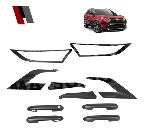 Kit Decorativo Exterior Black Edition Toyota Rav4 2019- On