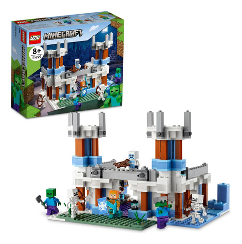 Kit Lego Minecraft 21186 O Castelo De Gelo 499pc Quantidade de peças 499