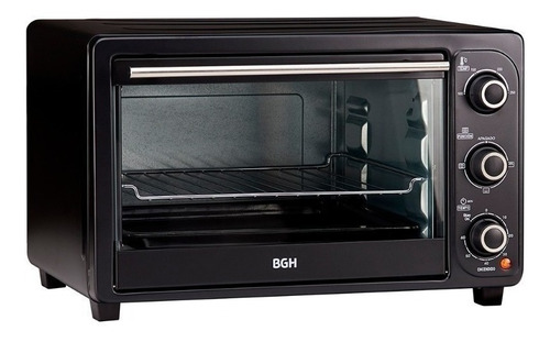 Imagen 3 de 3 de Horno de mesa eléctrico BGH BHE17M20 16L negro 220V-240V
