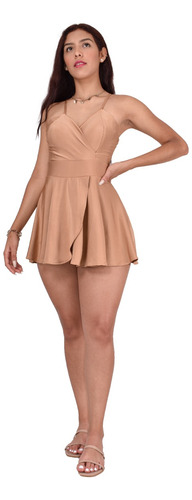 Jumper Vestido Mujer Short Falda Moda Casual