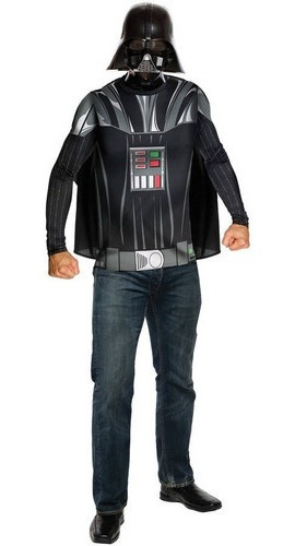 Camiseta Para Adulto De Darth Vader Con Capa Y Máscara