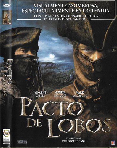 Pacto De Lobos Dvd Original Como Nuevo Christophe Gans