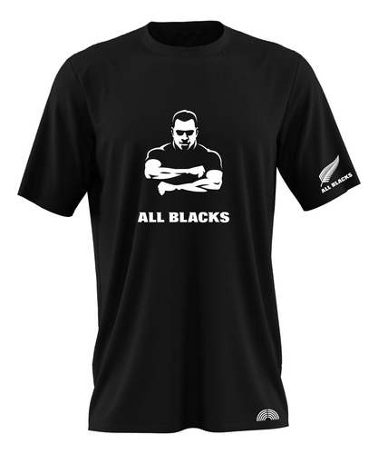 Remera Algodon All Blacks Nueva Zelanda Rugby 002