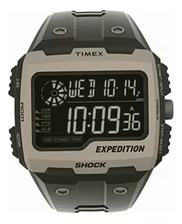 Reloj Timex Expedition Grid Tw4b24900vq Para Hombre Color de la correa Negro Color del bisel Gris Color del fondo Negro