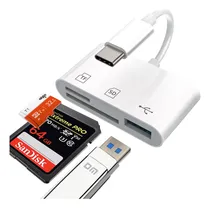 Comprar Lector De Tarjetas Sd Usb C 3 En 1, Cámara Usb Tipo C, Lecto