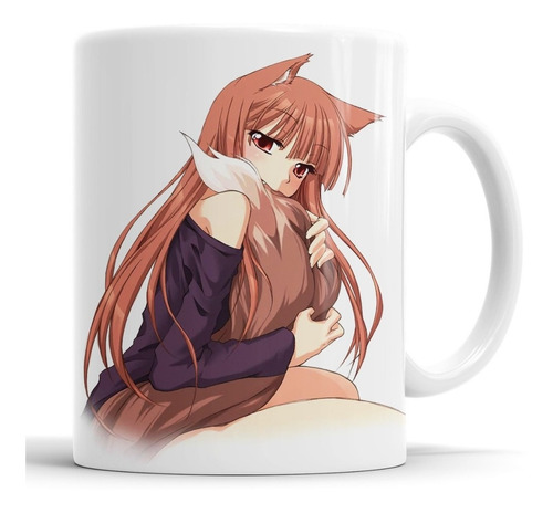 Taza Spice And Wolf - Holo - Anime - Cerámica Importada