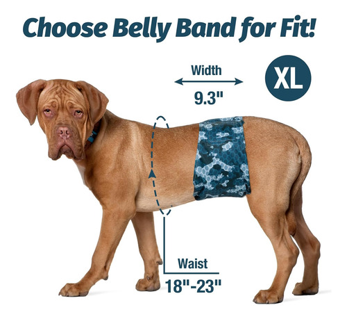 Cinta Abdominal Suave Para Perros Pet Soft Xl Army