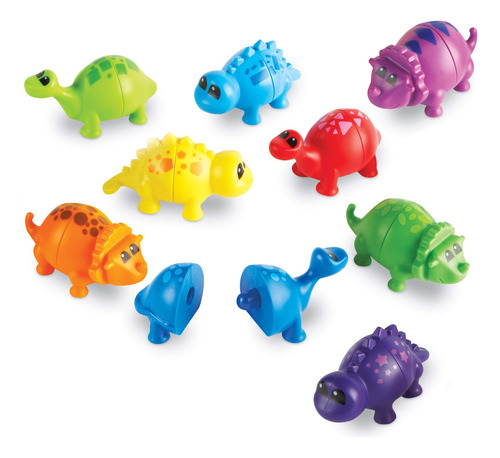 Toy Learning Resources Snap-n-learn Hace Coincidir Dinosauri