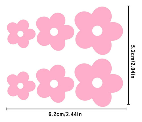 Calcomanías De Flores Pegatinas De Flores Para Coche Pet Ado