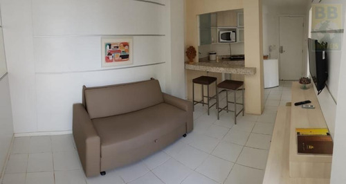 Imagem 2 de 5 de Flat Para Venda Em Natal, Ponta Negra, 1 Dormitório, 1 Banheiro, 1 Vaga - Flat 37m_2-1243172