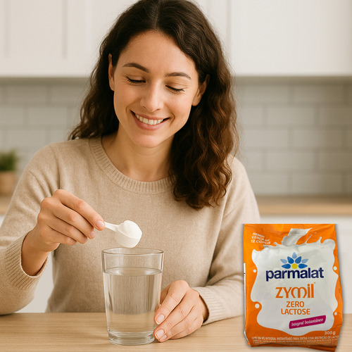 Leite Em Pó Integral Zymil Parmalat Zero Lactose 300g