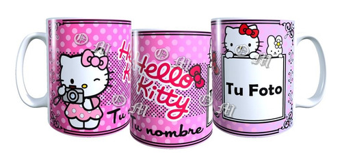 Pocillo Aaa Mug Hello Kitty Personalizable Con Foto Y Nombre