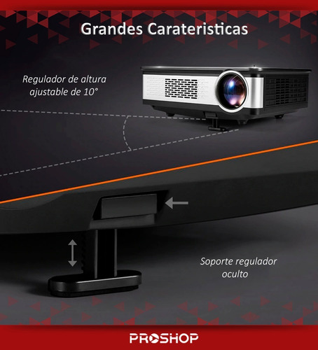 Proyector Led Nuevo Modelo Full Hd Ultra Potente Hdmi Vga