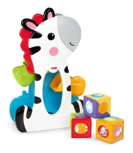Brinquedo De Encaixar Zebra Blocos Surpresa Fisher Price Cgn
