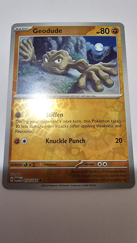 Pokemon Card Game Geodude Reverse 151