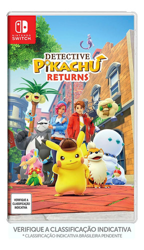 Detective Pikachu Returns Switch Br Midia Fisica