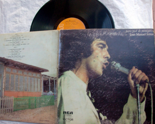 Joan Manuel Serrat .. Para Piel De Manzana / Vinilo 1975 Vg+