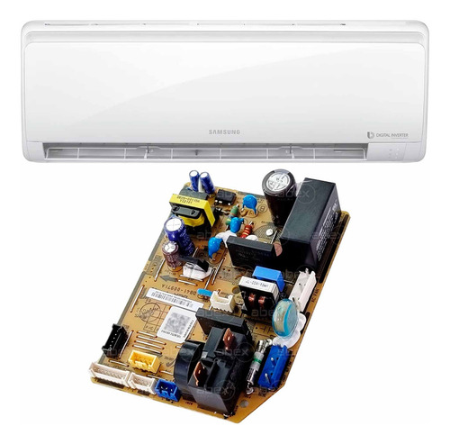 Placa Evaporadora Para Uso Em Ar Condicionado Samsung Inverter 9000 12000 Aqv09 Aqv12 Db93-10859l