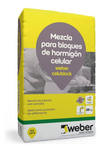Mortero Celublock 30kg Para Ladrillo Retak