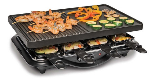 Parrilla Eléctrica Asador Hamilton Beach Raclette 8 Pzs